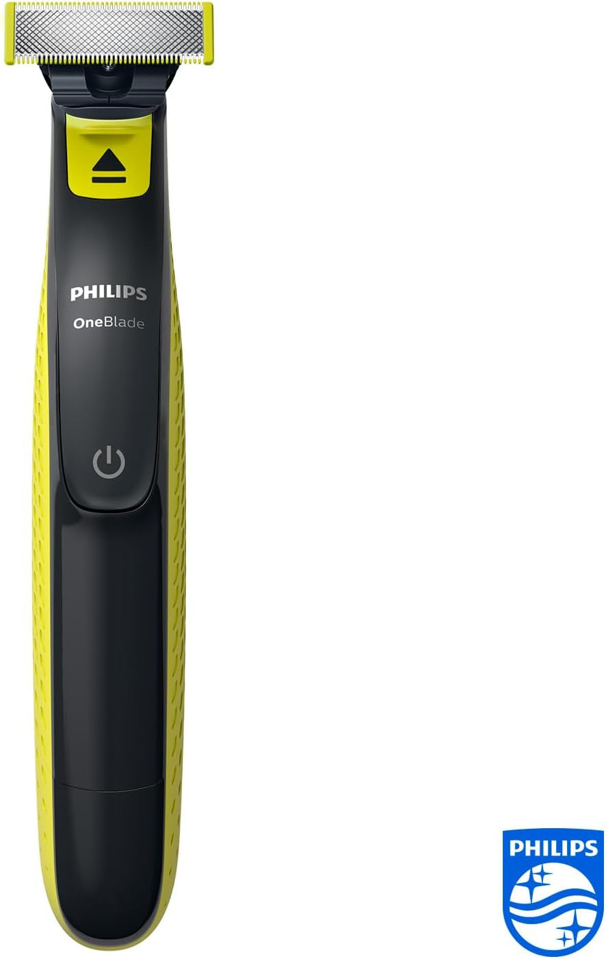 Philips Oneblade 360 Auténtico Recortadora Y Afeitadora Eléctrica Para Barba, 2 Cuchillas 360, 3 Peines Para Barba Incipiente (1,3,5 Mm), QP2724/31